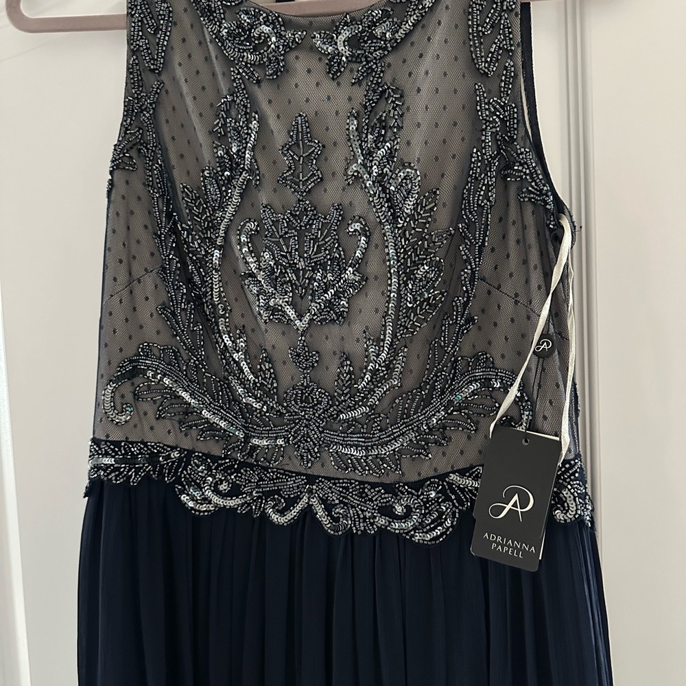 Adrianna Papell Midnight Blue Gown